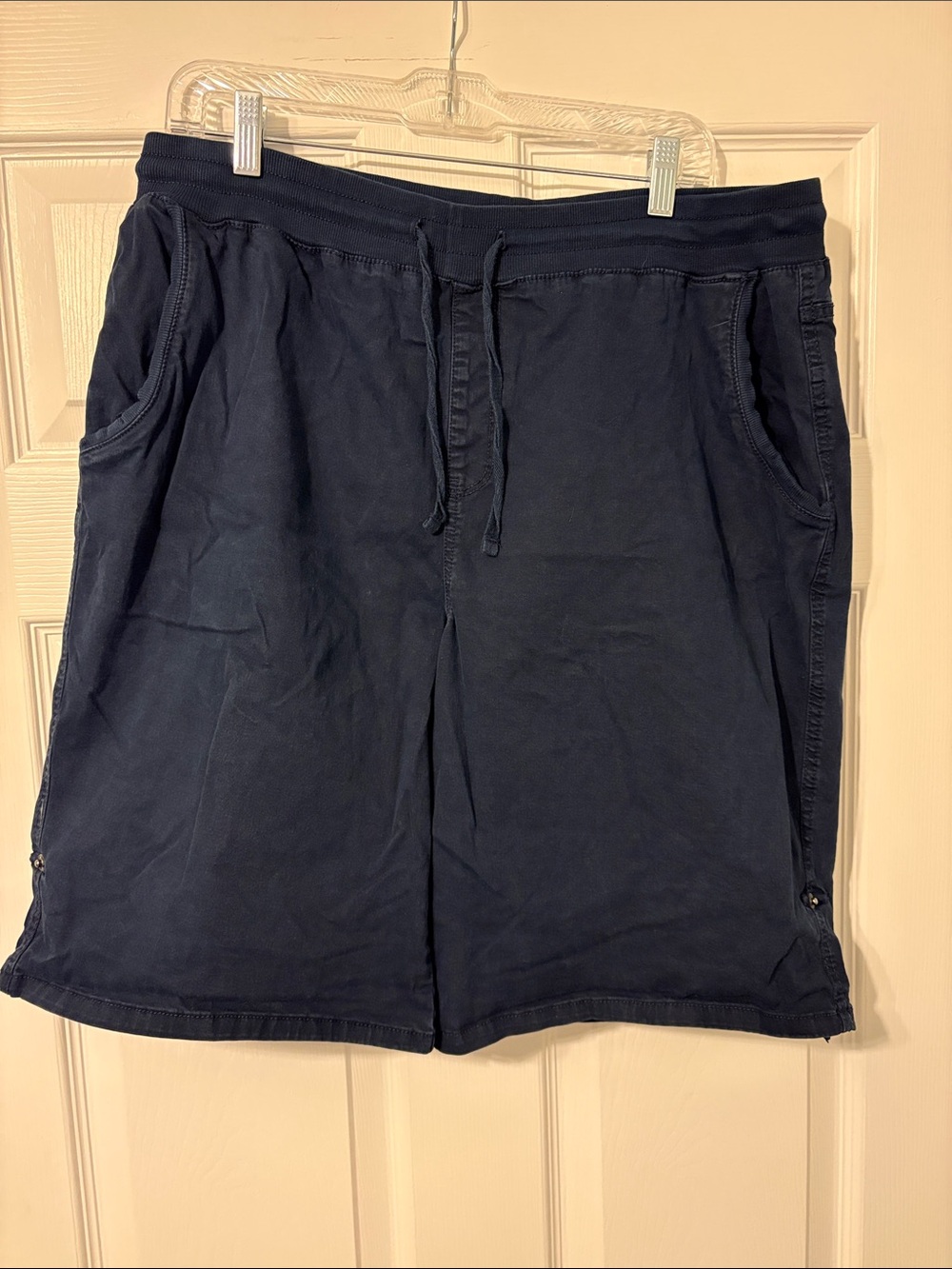 Style & Co. Women's Dark Navy Drawstring Bermuda Shorts